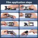 4 Pack for Apple Watch Series 10 46mm Screen Protector [Easy Installation Kit] Soft TPU Clear Film for iWatch Accessories, HD Full Coverage, Anti Scratch, Touch Sensitive, Bubble Free