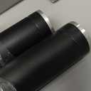 Heavy Duty Backdrop Stand 10x10ft, Three Crossbar Pipe and Drape Backdrop Stand Kit, Adjustable Metal Frame, Background Stand for Wedding Birthday Party Decorations-Black