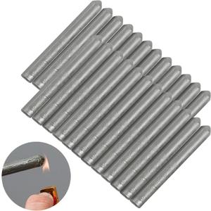 Tandefio 24 Pcs Low Temperature Universal Welding Rod Sticks Metal Melt Low Melt Solder Pipe Tools Electrode Aluminum Rod for Stainless Steel Iron, Beginner and Pro