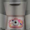 Kids Camera Toys for Girls Age 3-8, Kids Digital Camera Toddler Camera for 3 4 5 6 7 8 Years Old Birthday Gifts, 1080P Video Cameras with Cute Protective Cover & 32GB SD Card (Pink)