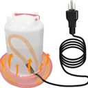 Chicken Water Heater Cord, Freeze-Proof Heated Waterer for Chickens & Poultry, Safe Low-Watt Heating Cable Keeps Water Ice-Free in Winter for Ducks, Rabbits & Small Animals (2 Pack)