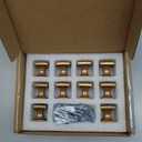 10 Pack 1 Inch, Square Antique Brass Cabinet Knobs Vintage Brass Drawer Knobs Brass Cabinet Pulls, ZK2203 Solid Kitchen Hardware for Cabinets Drawers Bedroom Dresser Bathroom Vanity Cupboard