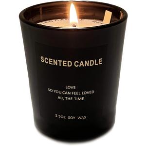 Valentine's Day Aromatherapy Candle for Home Scented(Light Fragrance), Christmas Candles, 7 Kinds of Natural Fragrance,Mix Environmentally Friendly and Harmless Soy Wax (5.5 oz, 2 Pack)