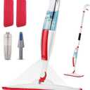 Mops for Floor Cleaning Wet Spray Mop with 14 oz Refillable Bottle and 2 Washable Microfiber Pads Home or Commercial Use Dry Wet Flat Mop for Hardwood Laminate Wood Ceramic