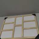 4x6 Collage Picture Frame Family Photos Display - 8 Openings Collage Picture Frame for Wall for Tabletop Stand Brown Farmhouse Picture Frames Set for Home Decor Family Gifts