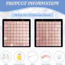 Shimmer Wall Backdrop Matte Pink Square Sequin Wall Panel Backdrop Decor for Wedding, Anniversary, Birthday, Party, 36 Panels