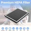 Upgraded 25 Replacement Filter Compatible with MA 25 S1/W1/B1 Air Purifier 4-in-1 Activated Carbon Air Filters Replacement (4 Pack Blue-Upgraded Version)