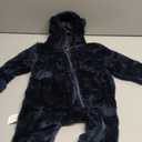 Newborn Baby Snowsuit Fleece Lined Onesie Outfits Warm Hooded Romper for Infant, 0-3Months