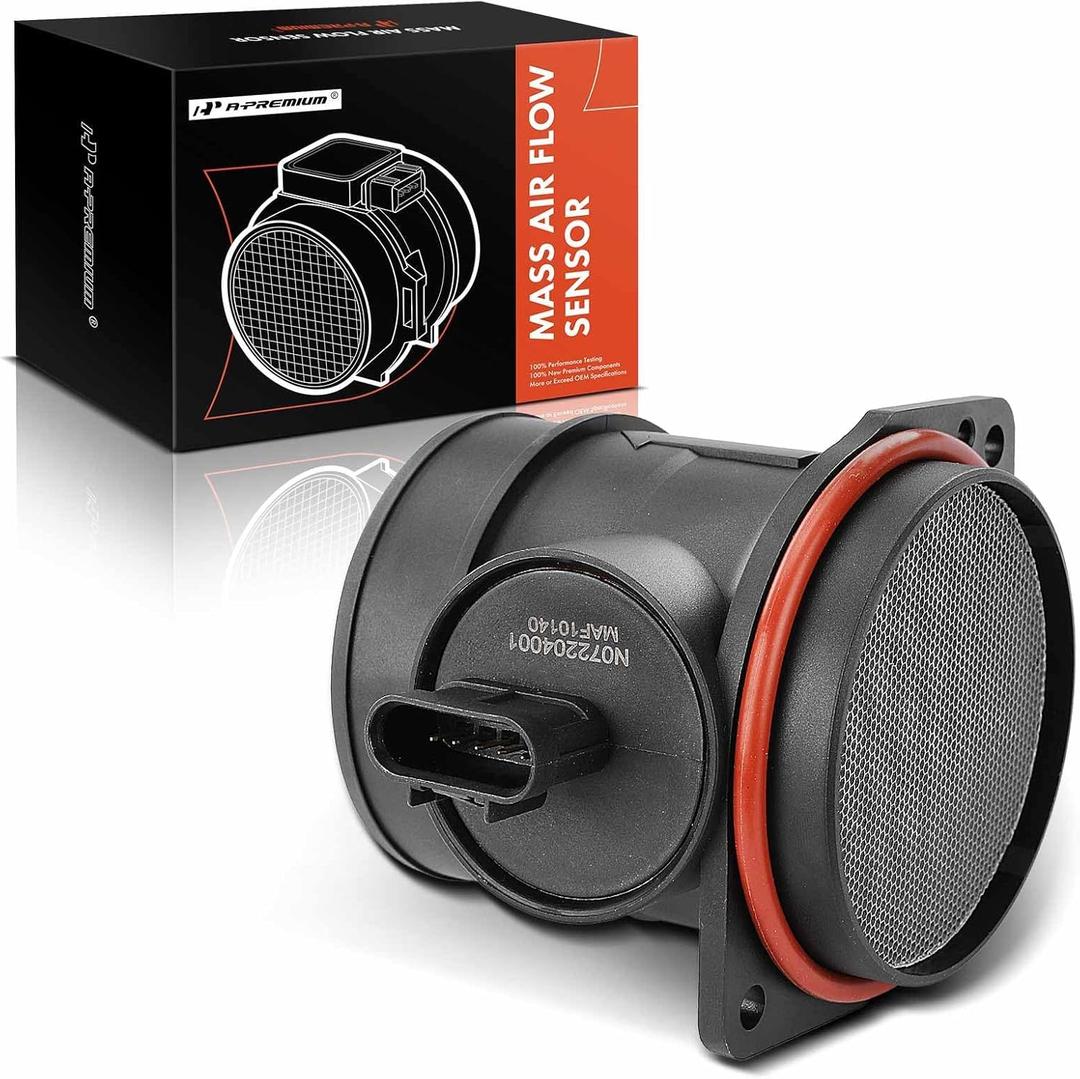 A-Premium Mass Air Flow Sensor Meter [5-Pins] Compatible with Hyundai Santa Fe 07-09, Sonata 06-10, Azera Entourage Genesis & Kia Optima 06-10, Sorento 07-09, Sedona Borrego #281103C100, 281643C100