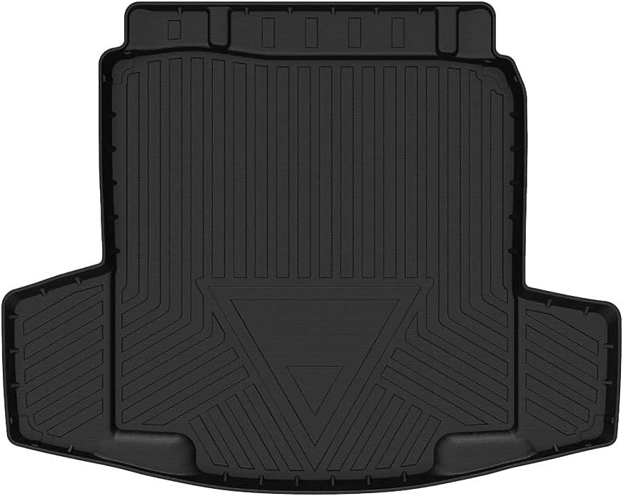Cartist Cargo Liner Compatible with Chevrolet Malibu 2016 2017 2018 2019 2020 2022 2023 2024 2025 All Weather Trunk Mat Liner for Malibu Accessories Black