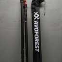 Tarp Poles Heavy Duty Adjustable, AVOFOREST Aviation Aluminum 8.7FT Tent Poles Lengthen and Thicken with Protection Cap Awning Poles Set of 4 for Hiking