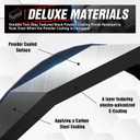 YZONA Front & Rear Steel Fender Flares Kit Compatible with 2021 2022 2023 2024 2025 Ford Bronco 2/4 Doors, Off-Road Heavy Duty Wheel Fenders Textured Black Finish (NOT for Bronco Sport or Raptor)