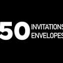 50 Trendy Watercolor Floral Invitations and Envelopes (Large Size 5x7) - Birthday Party, Wedding Invitation, Bridal Shower, Engagement, Rehearsal, Retirement, Baby Shower - Any Occasion (50 Pack)