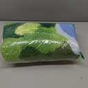 Yinhua Moss Bathroom Rugs, Ultra Thick Green Bath Mat Non Slip Washable Long Bathroom Runner Rug, Nature Absorbent Bath Mats Quick Dry Shaggy Shower Rugs for Bedroom Kids Home Decor, 21"x45"