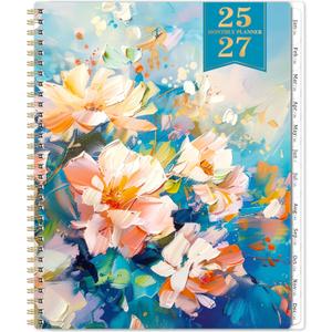 Monthly Planner 2025-2027 - 2 Year Monthly Planner from July 2025 to June 2027, 24 Months Calendar 2025-2027 with Inner Pocket, 9 x 11