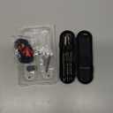 Steel Tip Darts Set for Dartboard, Professional Brass Darts Metal Tip Black Purple Aluminium Nylon Shafts 9 Flights 50 Rubber O-Rings 12 Spring Rings 1 Dart Sharpener Tool 24/27 Grams