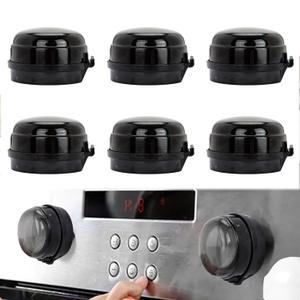 8p Pack Child Proof Stove Knob Safety Covers, Gas Oven Knob Protectors, Heat Resistant Universal Size Stove Guards for Kids and Pets