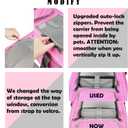 GAPZER Pet Carrier for Large and Medium Cats, Soft-Sided Pet Carrier for Big Medium Cats and Puppy Dog Carriers Cat Carriers, Pet Privacy Protection Travel Carrier