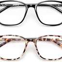 Ultralight Blue Light Glasses for Women - up to 99% Protection Computer Glasses for All Day Comfort - Anti UV Glare & Eyestrain, 1 Pack