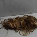 Hair Extensions for Women, 8PCS 16 Inch Chestnut Brown Clip in Hair Extensions Mix Blonde, Synthetic Wavy Clip Ins, Full Head Thick Hairpieces for Women