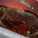 Hewory Christmas Hurricane Candle Holders: Red Gold Reindeer Christmas Decor Set of 2, Glass Candle Holder for Table Centerpiece Mantel Window Kitchen Living Room