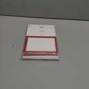 Hill Valley Greetings Classic Red Border Note Cards - 48 Folding Greeting Cards with Envelopes - Blank Inside