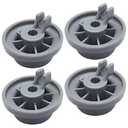 Durable 165314 4-Pack Dishwasher Lower Rack Wheel Replacement for Bosch Kenmore Dishwasher - Replaces 00420198 420198 PS3439123