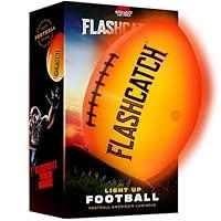 FlashCatch Light Up Football - Glow in The Dark Ball - NO 6 - Boys Gifts - Outdoor Sports, Birthday Gifts for Boys 8-15+ Year Old - Kids Teenage Youth Gift Ideas - Boy Toys Ages 8 9 10 11 12 13 14 15