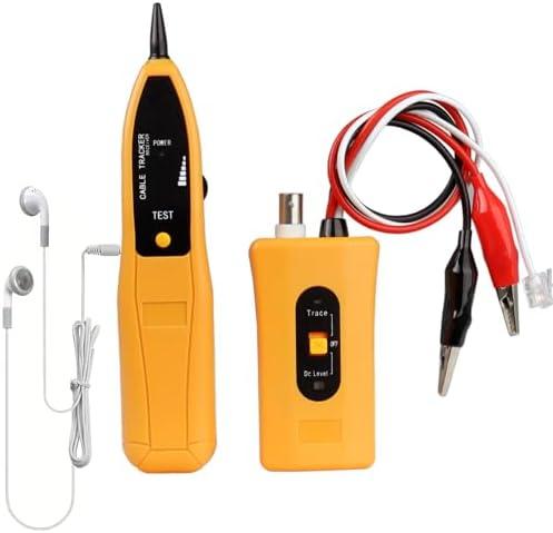 Cable Tracker coaxial Wire Tracer Finder Tone Generator and Probe Tools Kit Continuity Tester Detector for Ethernet, Telephone, Speaker, Coax, Video, and Data Cables,RJ11,RJ12