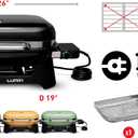 Weber® Lumin Portable Grill, Outdoor Electric Grill, BBQ Grill, Ice Blue
High‑Heat Outdoor Electric BBQ Reaching 600°F for Searing, Smoking, Steaming & Warming - Ideal for Small Spaces & Travel
