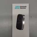 COMSOON Bluetooth Receiver for Car, Noise Cancelling 3.5mm AUX Bluetooth Car Adapter, Wireless Audio Receiver for Home Stereo/Wired Headphones, Hands-Free Call, 16H Battery Life - Black+Silver