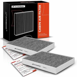 A-Premium 2-PC Cabin Air Filter with Activated Carbon Compatible with BMW 530i, 530i xDrive, X5, X6, X7, 530e, 540i, 540i xDrive, 740i, 750i, 750Li xDrive, 840i, Alpina B7, M5, M550i xDrive, M8