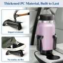 Car Cup Holder Expander, Cup Holder Extender Adapter with Expandable Arm and Adjustable Base, Compatible with Yeti Ramblers, Hydro Flasks, Stanley, Owala Most Coffee Mugs Bottles & Cups (CUP-B-1pack)