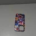 for iPhone 15 Pro Max Case, Wireless Charging Compatible,Dual-Layer Protection with Cute Wildflower Design, Soft Silicone + Hard Shell, Chic Phone Cover for Women - Vibrant Defined Blossoms