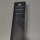 Hula Home Continuous Spray Bottle for Hair (10.1oz/300ml) Empty Ultra Fine Plastic Water Mist Sprayer – For Hairstyling, Cleaning, Salons, Plants, Essential Oil Scents & More - Green