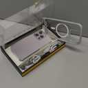 MAGEASY Case for iPhone 16 Pro 6.3" - Case with Crossbody Strap, 16ft Drop Protection, Compatible with MagSafe | Roam M (Titanium Gray)