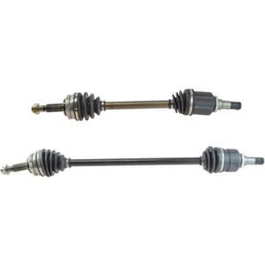 TRQ Front CV Axle Shaft Assembly Set Driver & Passenger Side Compatible with 2004-2009 Toyota Prius