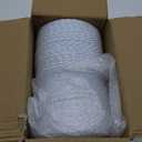 U-QE 100 Pieces White Plastic Plates - 6 Inch White Disposable Plates - Washable & Reusable - Premium Hard Dessert Plates - Party Supplies for Birthdays, Celebrations, Travel, Wedding,Party and Events