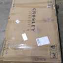 Crosley Furniture Everett Media Console and Record Player Stand with Storage for Vinyl Records, Matte Black