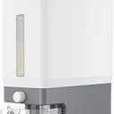 Lifewit Rice Dispenser 25 Lbs(11.3kg), Rice Storage Container Sealed Moisture Proof with Measuring Cup for Kitchen Pantry Household, BPA-Free, 1 Pack White