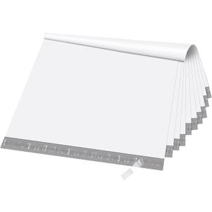 Fuxury Extra Large Poly Mailers 24x36" 5 Pcs,XXL Shipping Bags Bulk for Clothing,Strong Adhesive Packaging Shipping Envelopes,Jumbo Plastic Postal Mailing Bag for Storage Business(White)