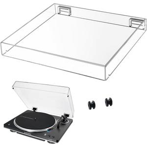 Turntable Dust Cover for Audio AT-LP70X-T-e-c-h-n-i-c-a, Clear Vinyl Record Player Protection