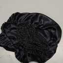 2 In 1 Wrap Cap for Silk Press Reversible Wrap Cap Bonnet with Adjustable Tie Band Silk Press Wraps for Hair Double Layered Wraps Caps Hairs Net And Scarf For Sleeping Curly Braided