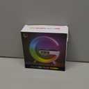 Smart Wireless Charging Alarm Clock with Bluetooth Speaker, App Controlled Bedside Lamp Table Light and Night Light, Bedroom Home Decor, Gift for Girls Boys and Family for Birthday Christmas (White) (1 pack)