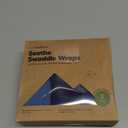 3-Pack Organic Baby Swaddle Sleep Sacks - Swaddles for Newborns, Infant 0-3 Months, Baby Girls, Boys, Soft & Snug Newborn Sleep Sack, Nursery Swaddling Blankets (Frost)