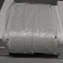 BOBOMOMO Tradition 20.5" Rustic Table Lamp Set of 2 for Living Room Farmhouse Bedside Desk Lamps Bedroom Nightstand Vintage Lamps Linen WashedSuitable for Decorating Small Areas (Antique White)