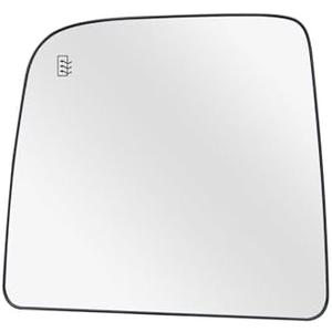 Left Driver Side Mirror Glass Replacement For Nissan Titan 2004-2015 - Power Heated, with Backing Plate