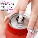 2 x Super Strong 10g Nail Glue for Press Ons with 10ml Remover, No Uv Light Needed Semi Solid Quick Dry Brush in Nail Glue for Fake Nails Acrylic Nails Long Lasting for Beginners DIY Home