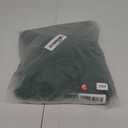 Saslax Soft Stretchy Lace Off Shoulder Doubly Split A-line Skirt Maternity Dress Pregnancy Maxi Gown for Photoshoot (Green, XL)