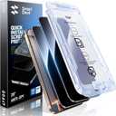 SMARTDEVIL 2 Pack for iPhone 16 Pro Privacy Screen Protector, Military-Grade Shatterproof Protection, 9H Hardness, Anti-Spy Privacy Tempered Glass, Easy Installation